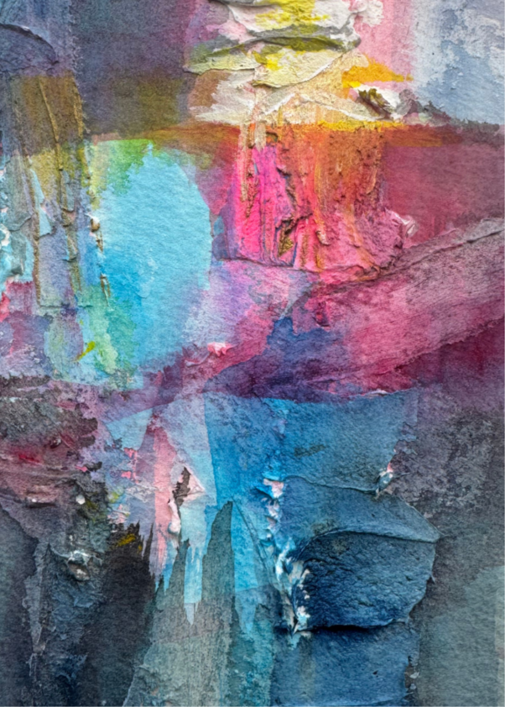 Code 36, Projective Response Loop — pattern painting by Barbara Davis, from the IQF 84 Code System