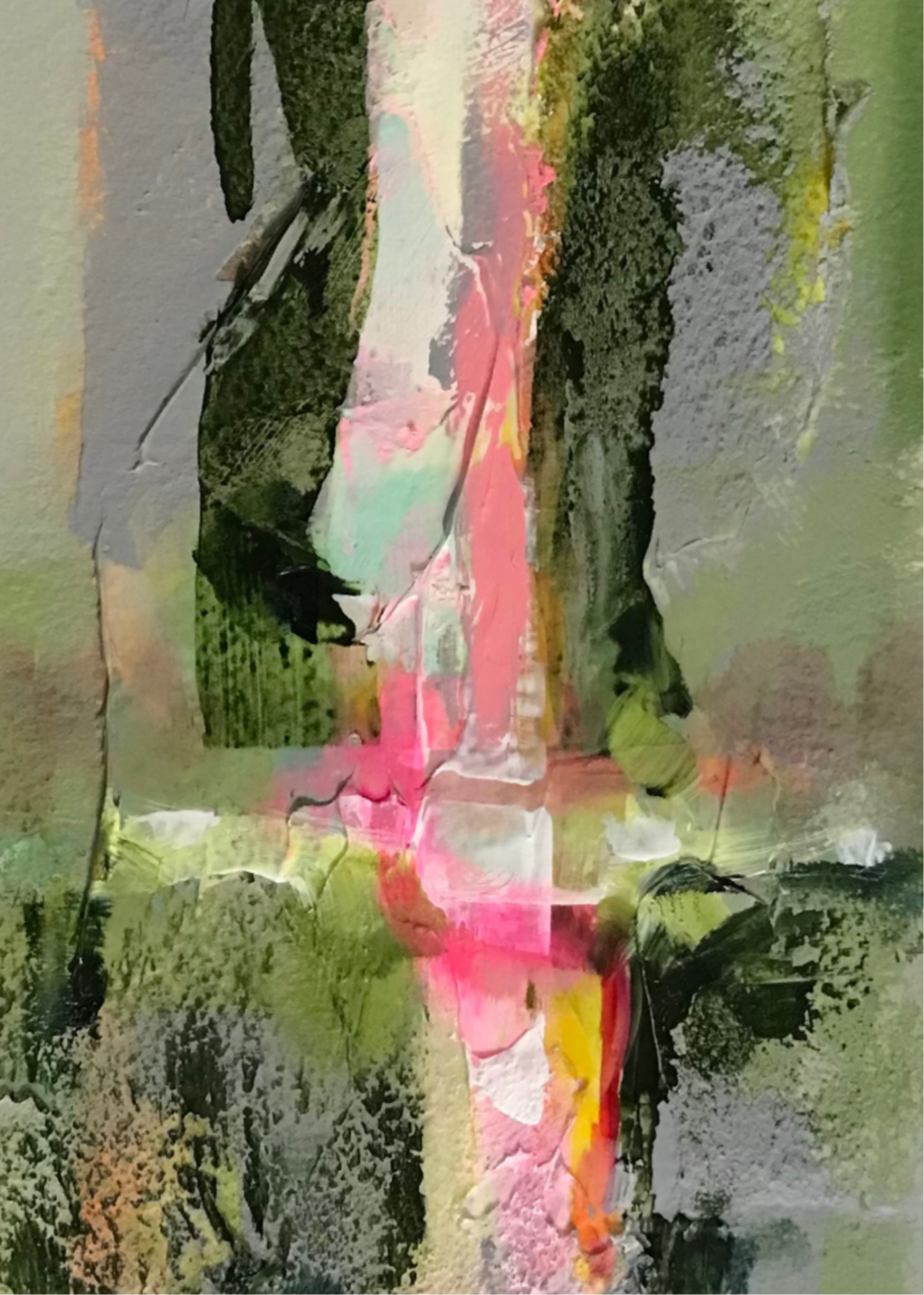 Code 55, Open-State Curiosity — pattern painting by Barbara Davis, from the IQF 84 Code System