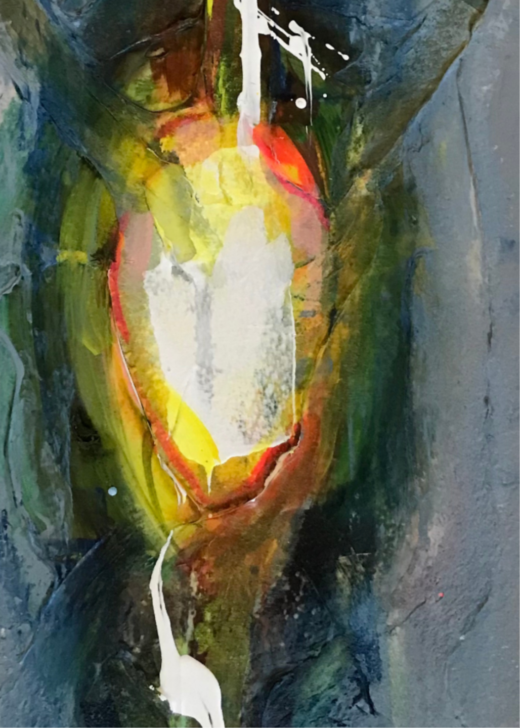 Code 63, Direct Transmission — pattern painting by Barbara Davis, from the IQF 84 Code System