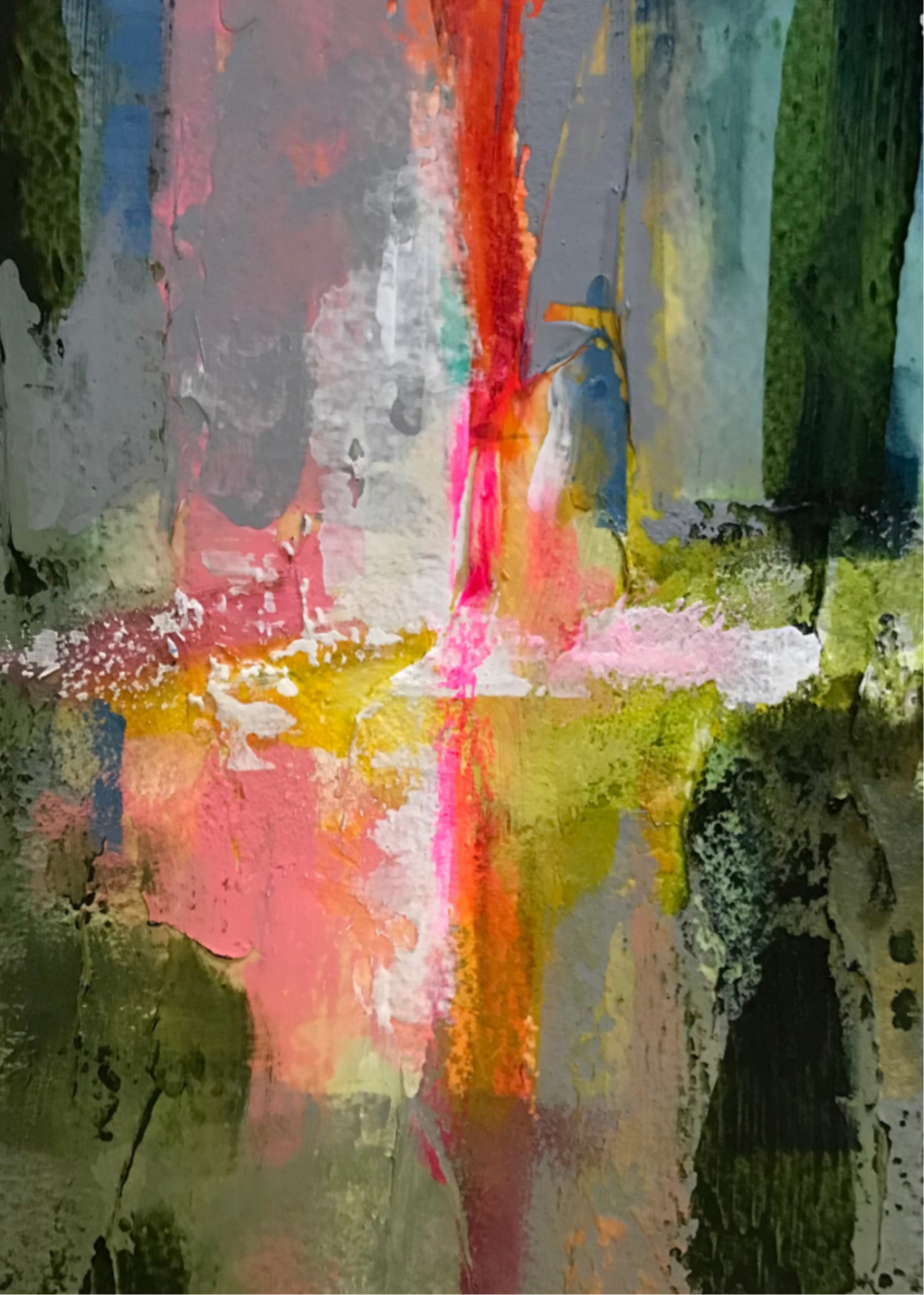 Code 27, Distorted Belief Imprint — pattern painting by Barbara Davis, from the IQF 84 Code System