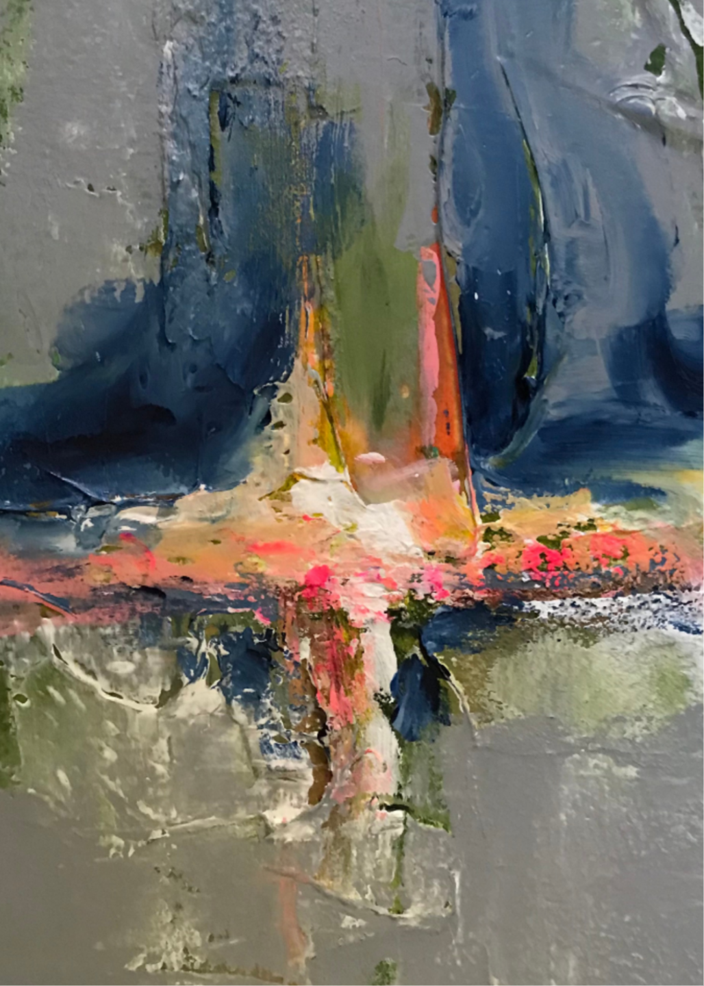 Code 19, Faking Calm — pattern painting by Barbara Davis, from the IQF 84 Code System
