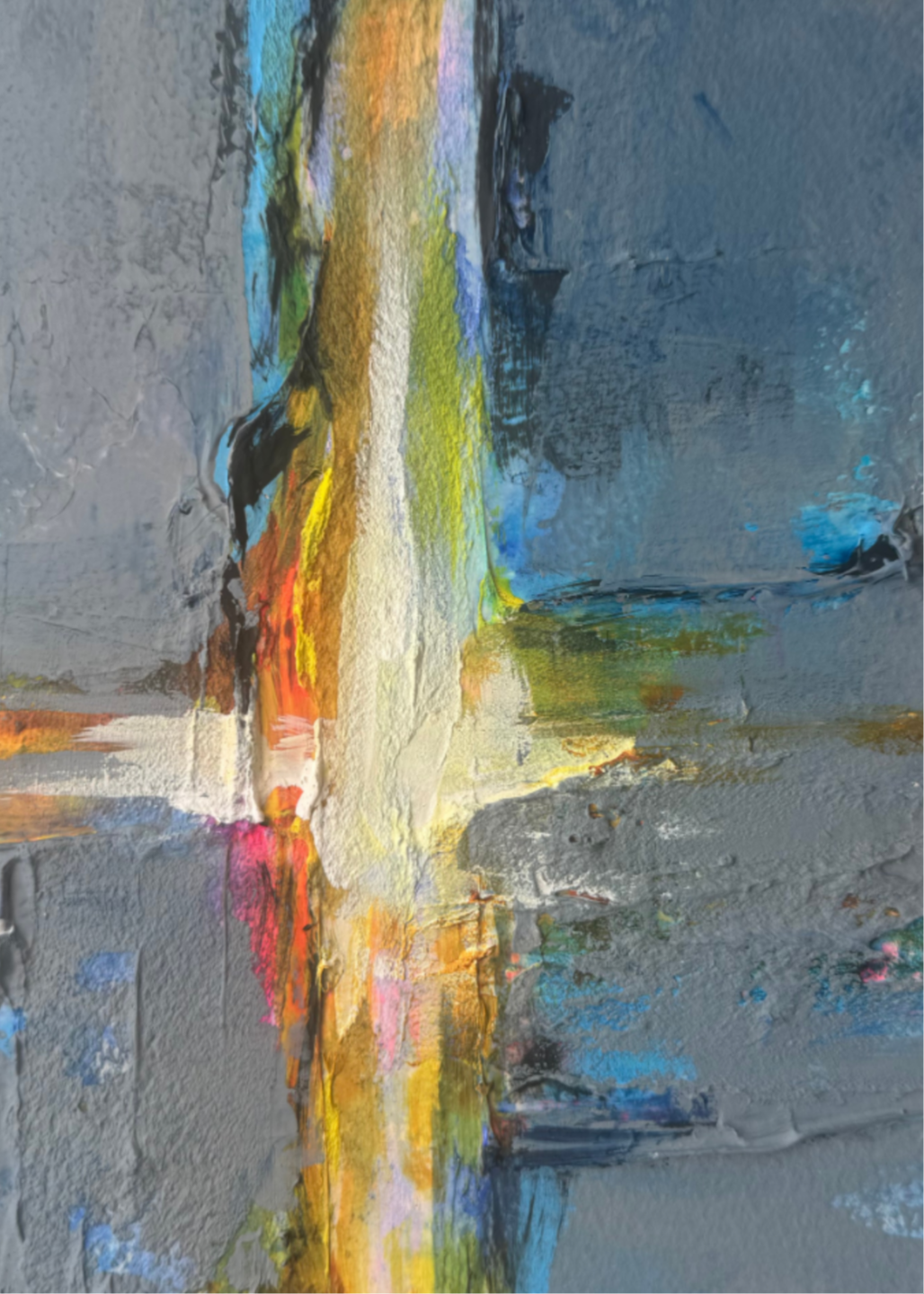 Code 83, Sustained Presence — pattern painting by Barbara Davis, from the IQF 84 Code System
