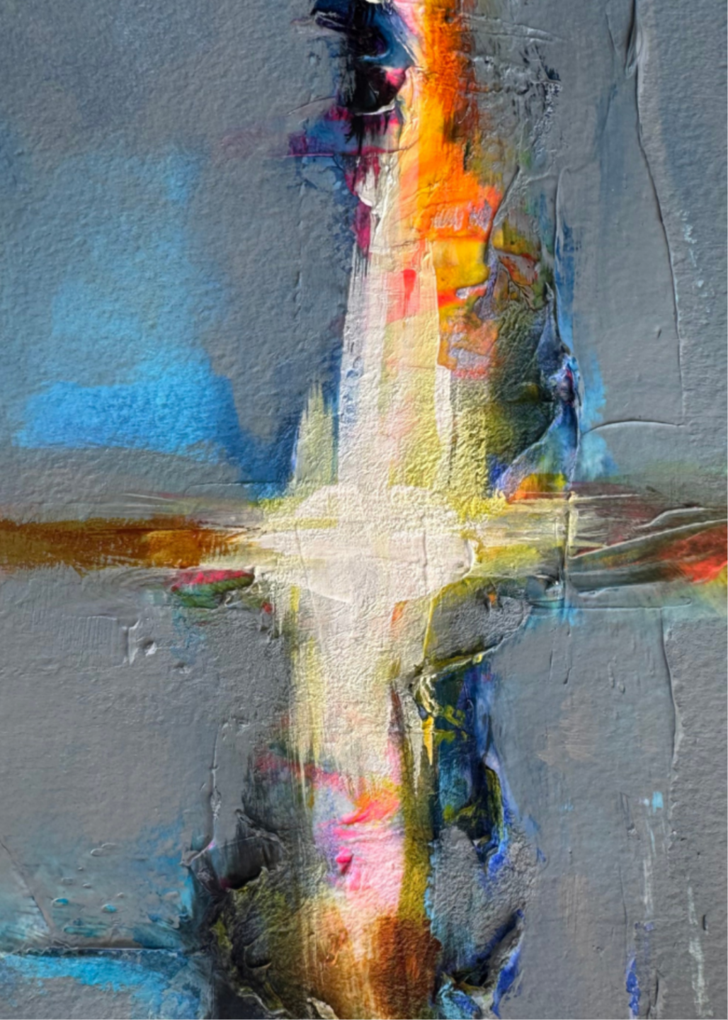 Code 84, Presence — pattern painting by Barbara Davis, from the IQF 84 Code System