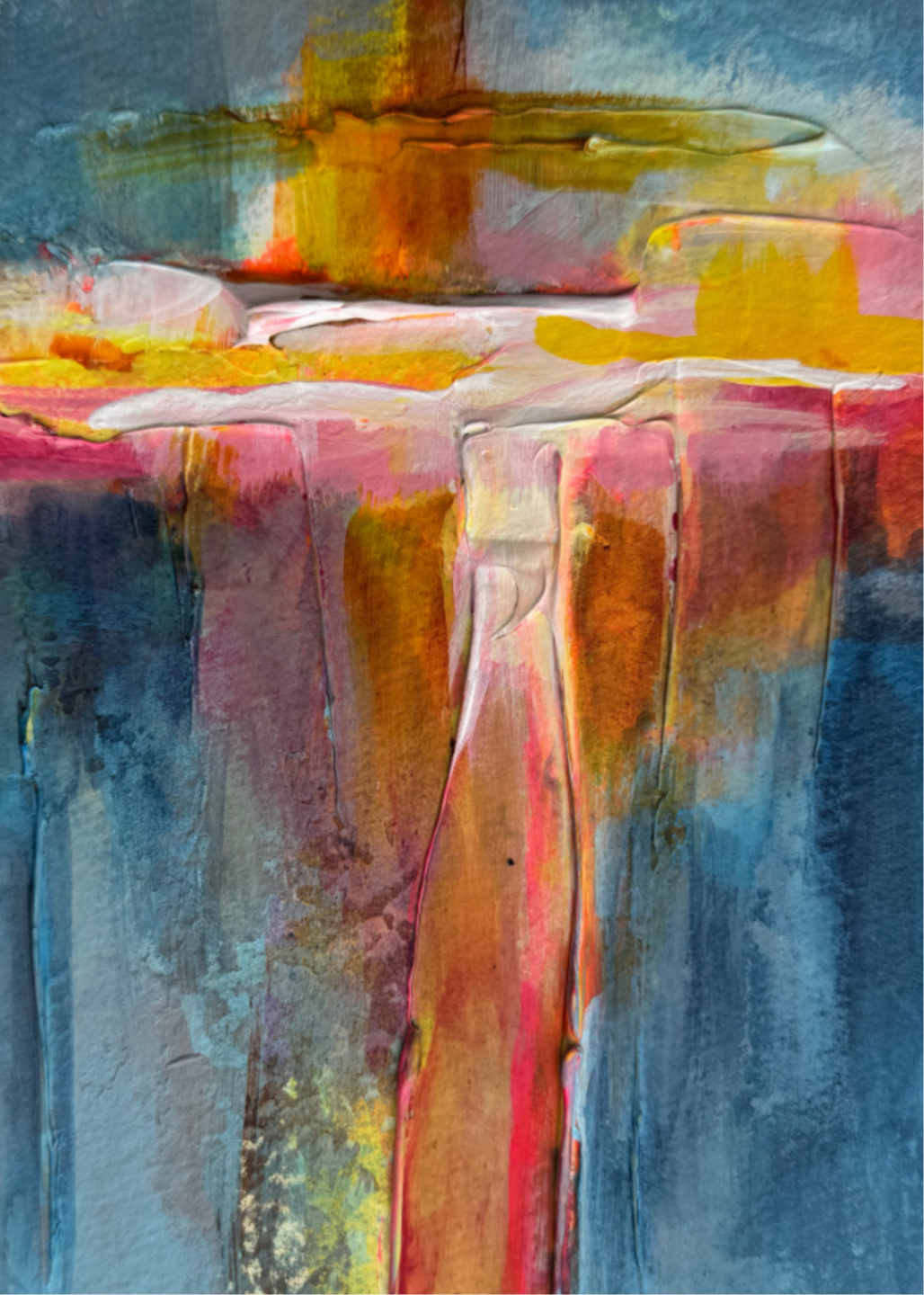 Code 71, Breath-Motion Synchrony — pattern painting by Barbara Davis, from the IQF 84 Code System