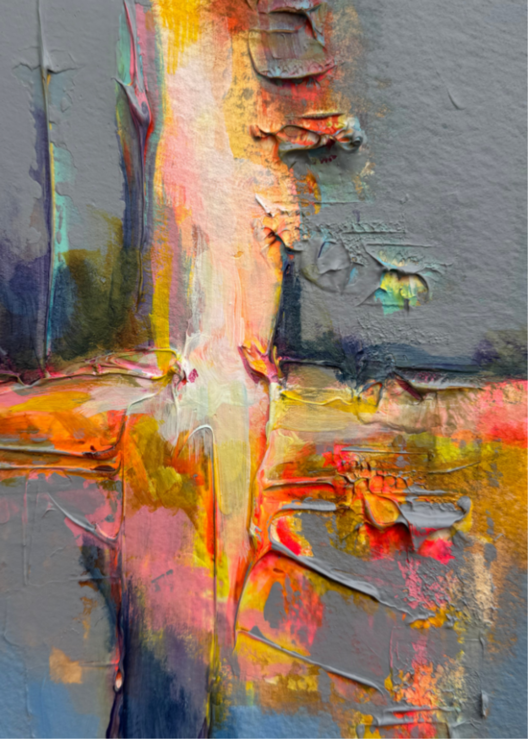 Code 72, Organic Yielding — pattern painting by Barbara Davis, from the IQF 84 Code System