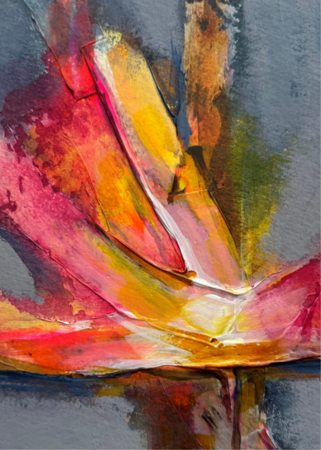 Code 69, Releasing Transmission — pattern painting by Barbara Davis, from the IQF 84 Code System