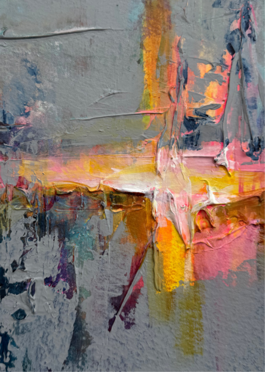 Code 76, Stable Self-Reference — pattern painting by Barbara Davis, from the IQF 84 Code System