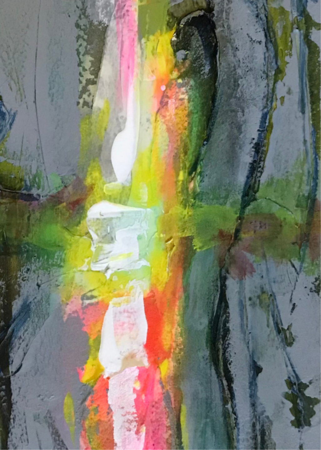 Code 31, Signal Fragmentation — pattern painting by Barbara Davis, from the IQF 84 Code System