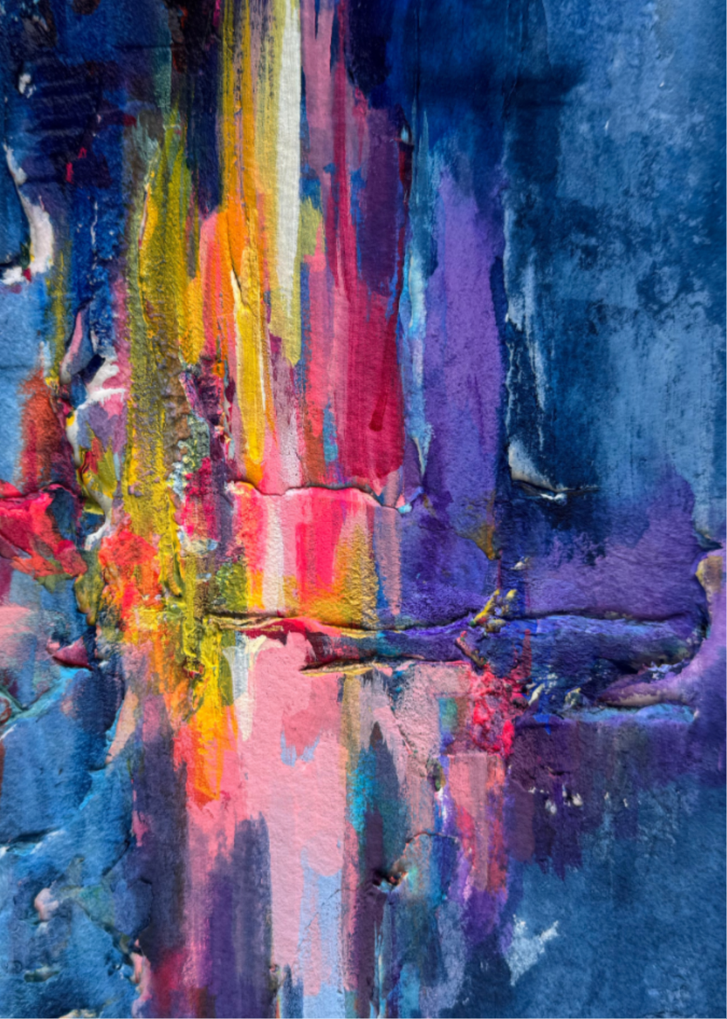 Code 39, Unembodied Insight — pattern painting by Barbara Davis, from the IQF 84 Code System