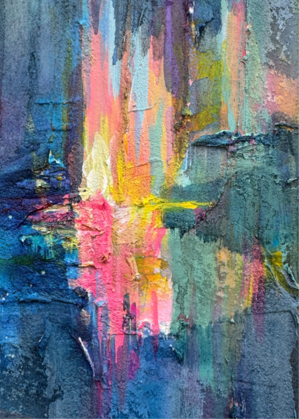 Code 40, Unconscious Looping — pattern painting by Barbara Davis, from the IQF 84 Code System