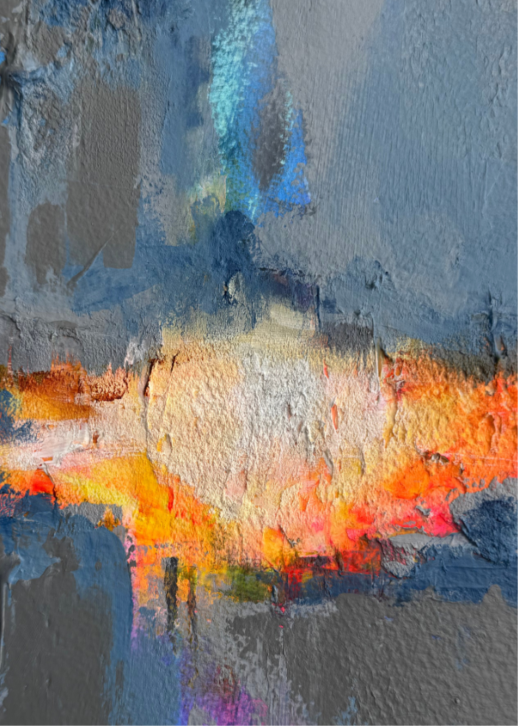 Code 6, Disruption — pattern painting by Barbara Davis, from the IQF 84 Code System
