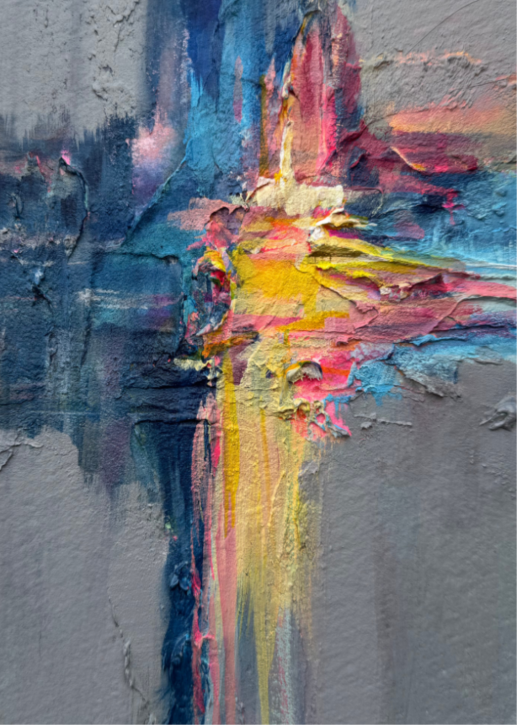 Code 50, Story Integration — pattern painting by Barbara Davis, from the IQF 84 Code System