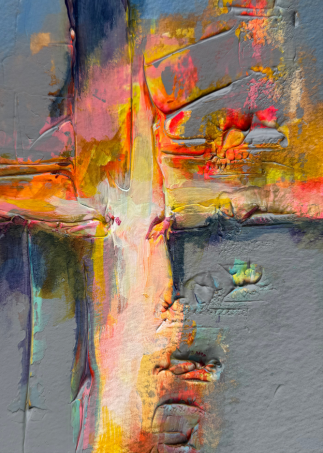 Code 13, Breath Override — pattern painting by Barbara Davis, from the IQF 84 Code System
