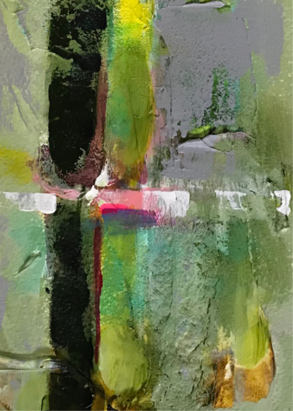 Code 59, Aligned Expression — pattern painting by Barbara Davis, from the IQF 84 Code System