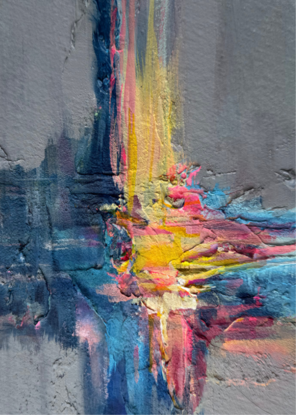 Code 35, Identity-Story Fusion — pattern painting by Barbara Davis, from the IQF 84 Code System