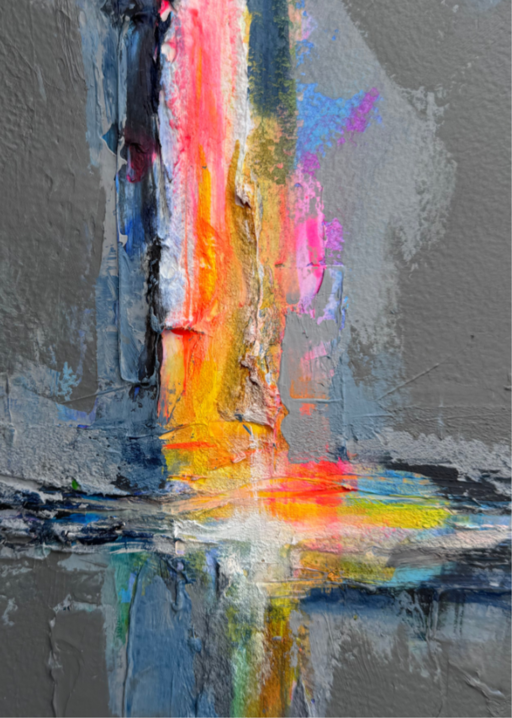 Code 8, Avoidance of Stillness — pattern painting by Barbara Davis, from the IQF 84 Code System