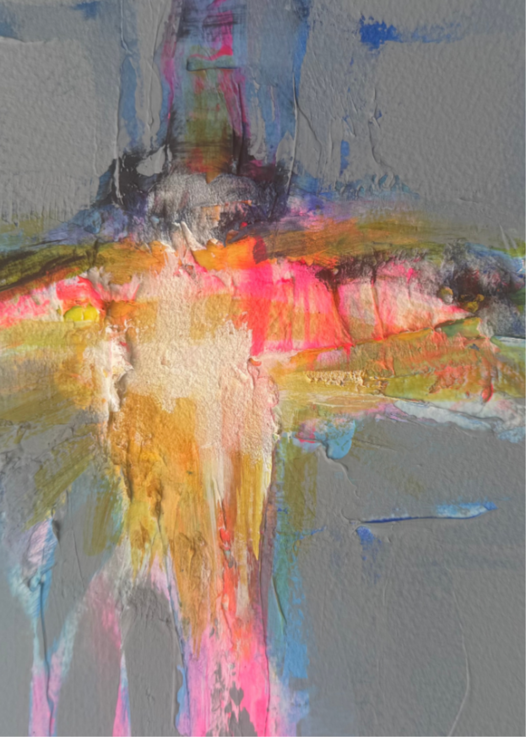 Code 3, Disembodiment — pattern painting by Barbara Davis, from the IQF 84 Code System