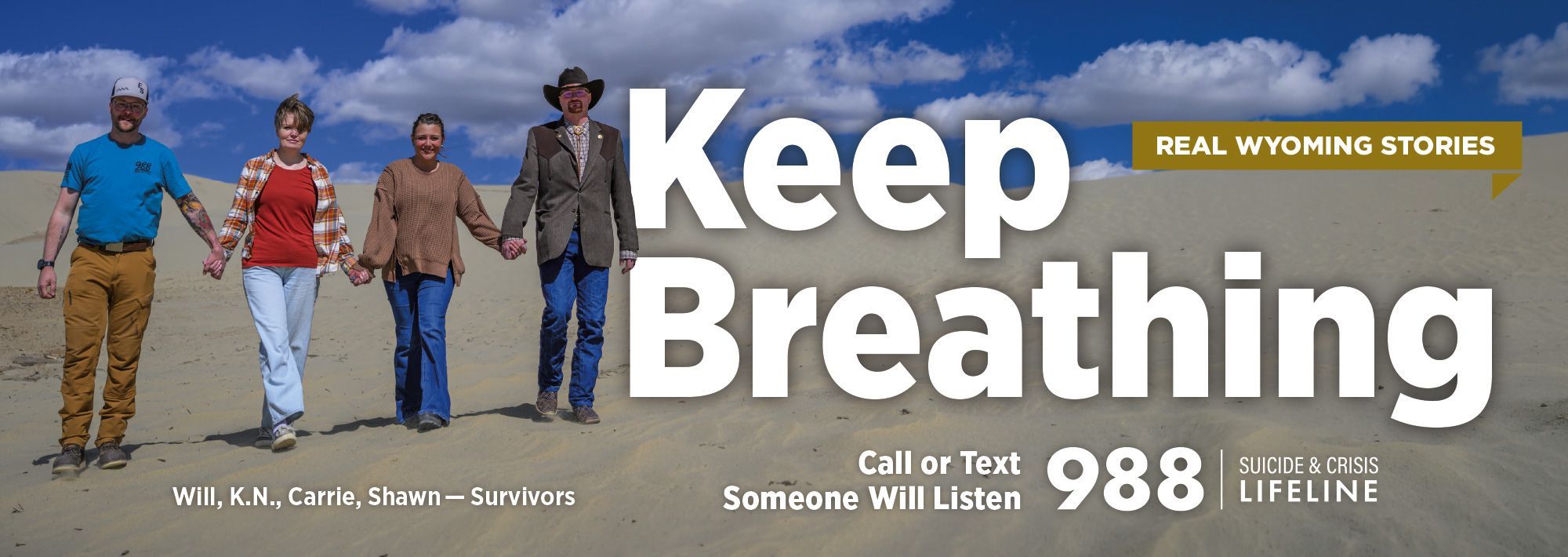 Wyoming survivors featured in the Keep Breathing campaign