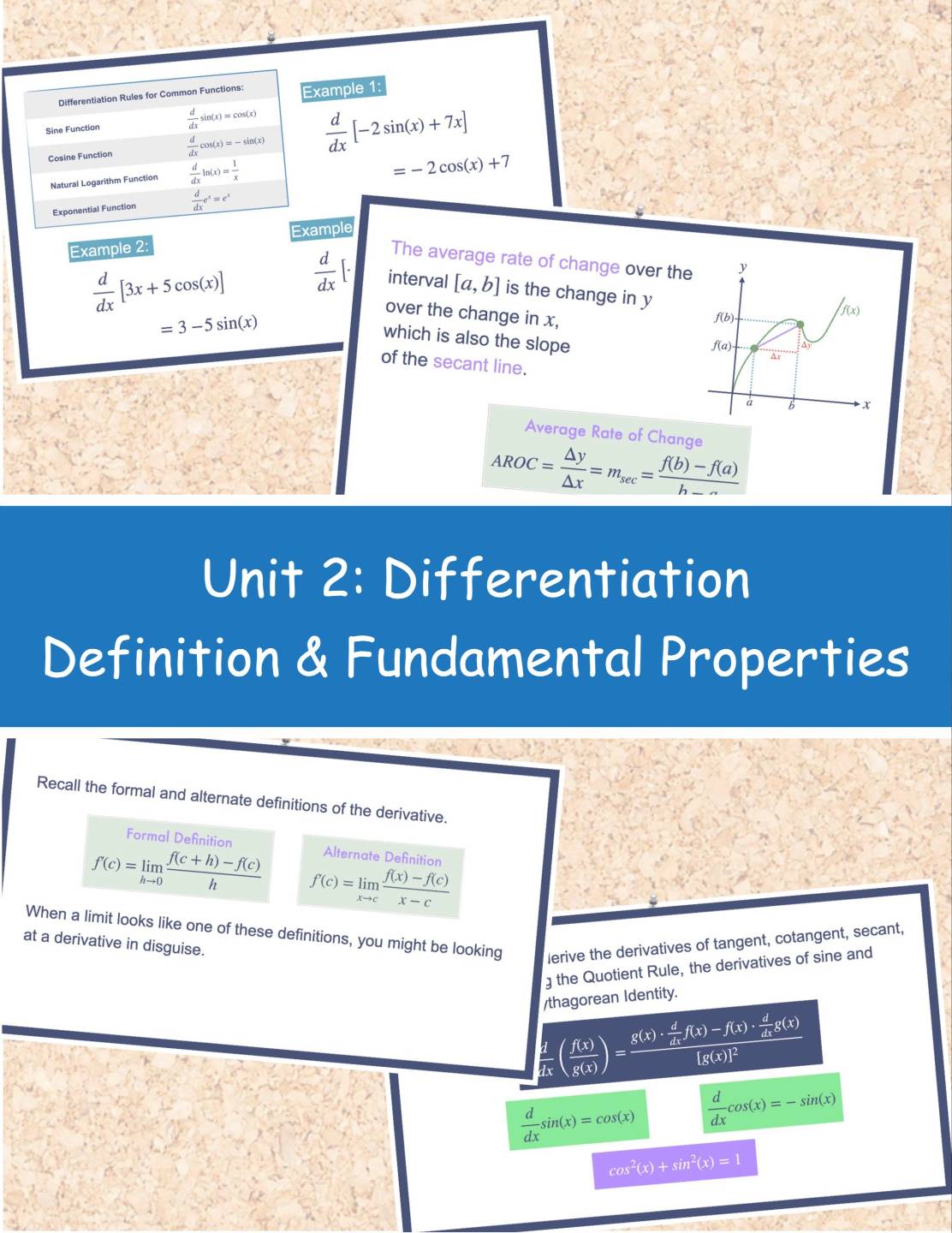 Unit 1: Limits and Continuity curriculum
