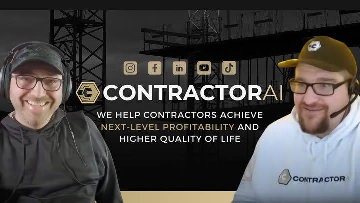 Johnny Vescio with Jay Carter at Contractor AI