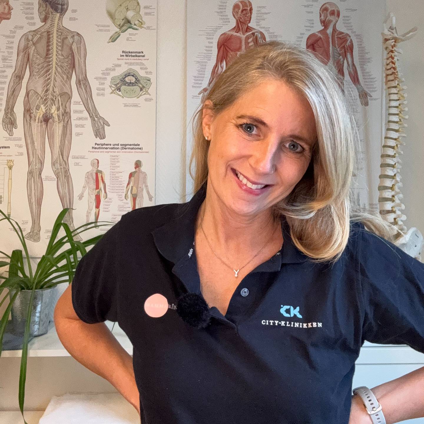 Marianne Beisland Thorell på klinikken
