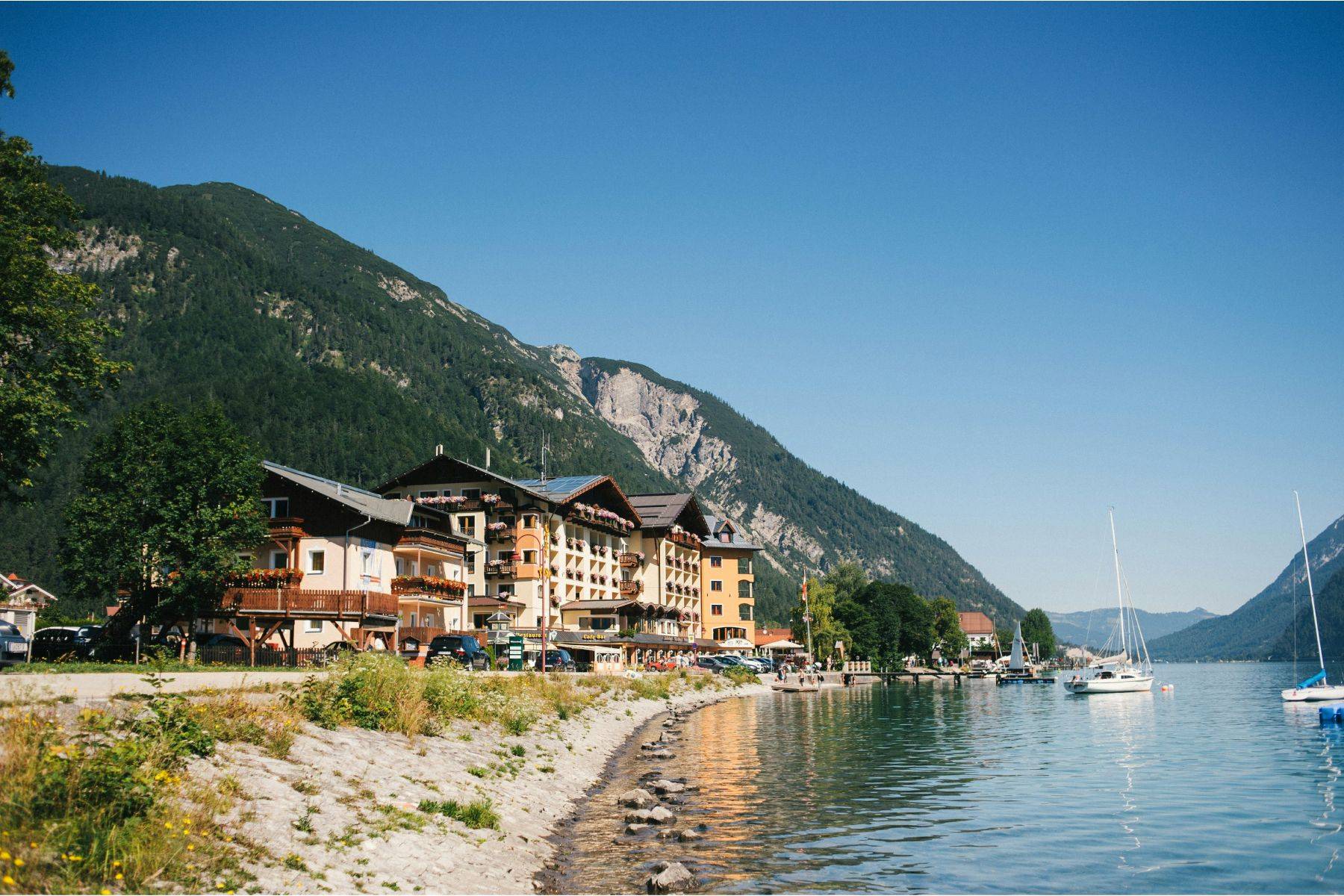 Mountains and water