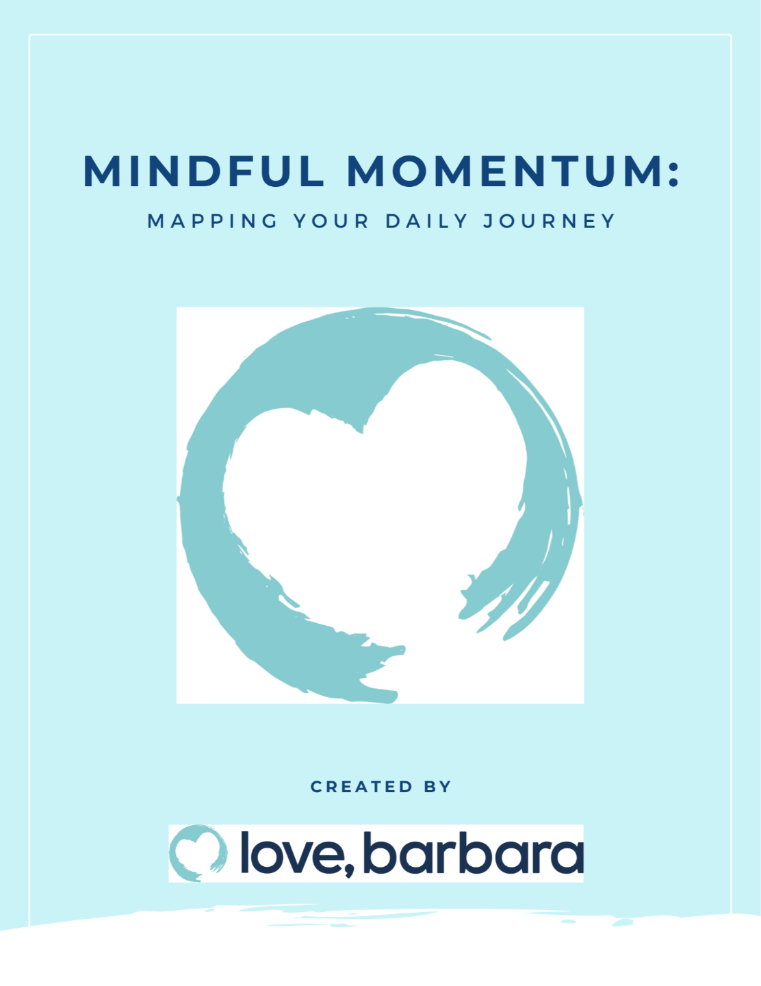cover of 'Mindful Momentum: Mapping Your Daily Journey' by Barbara Lynn Burns
