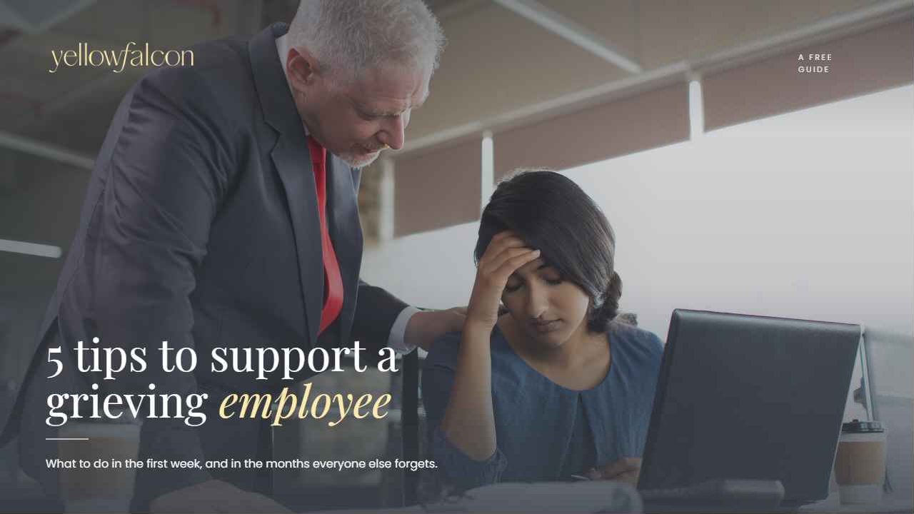 5 tips to support a grieving employee