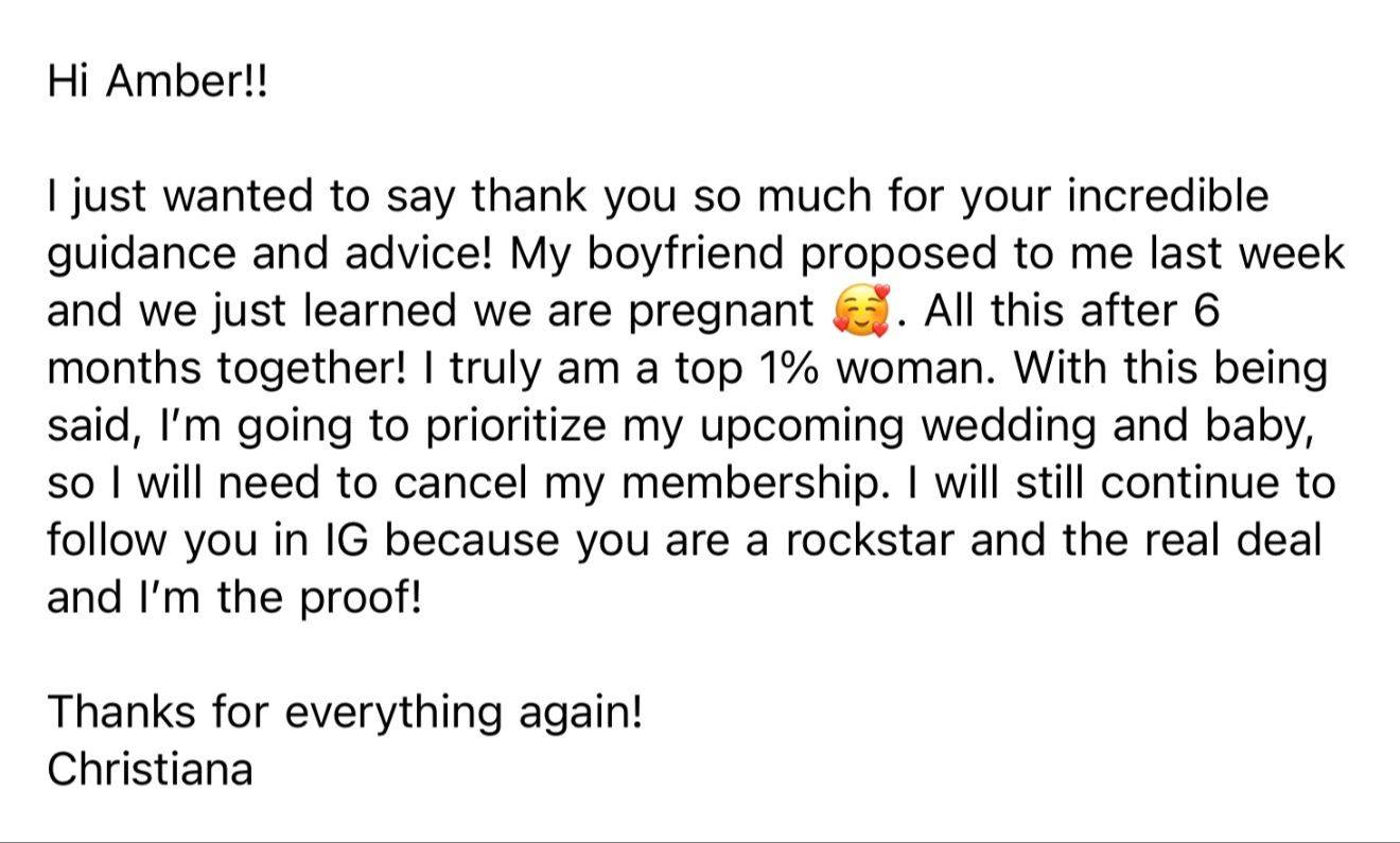 Client testimonial