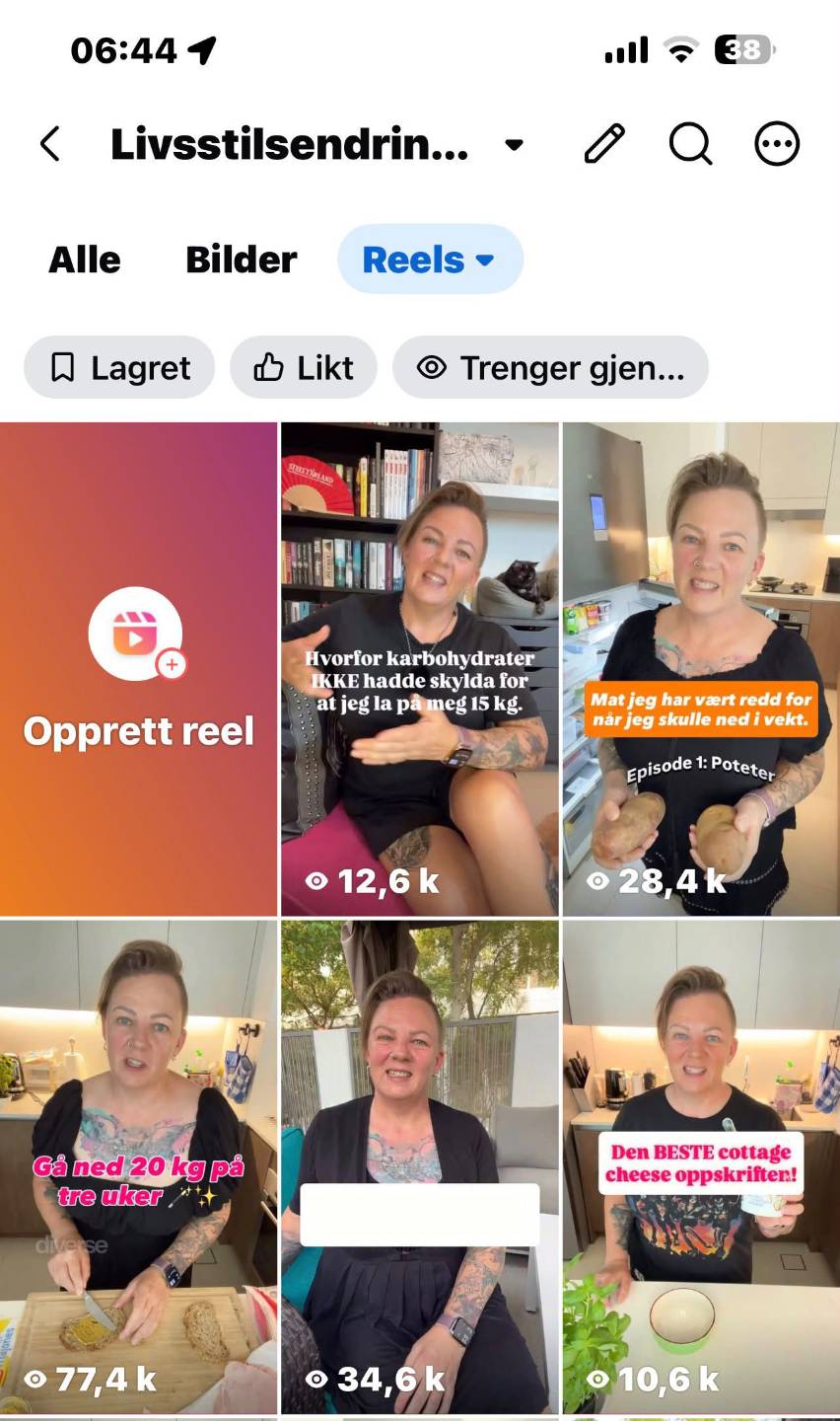 Toves innsikt: visninger på reels