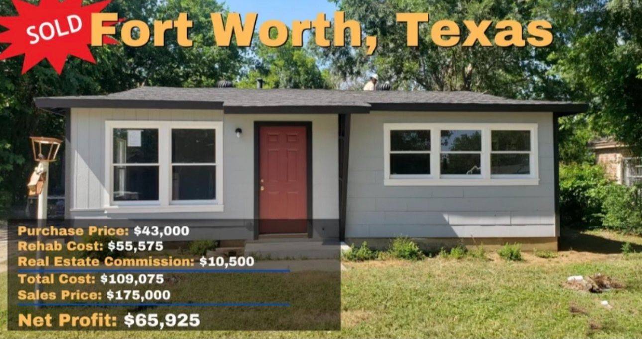 Jade's first real estate flip