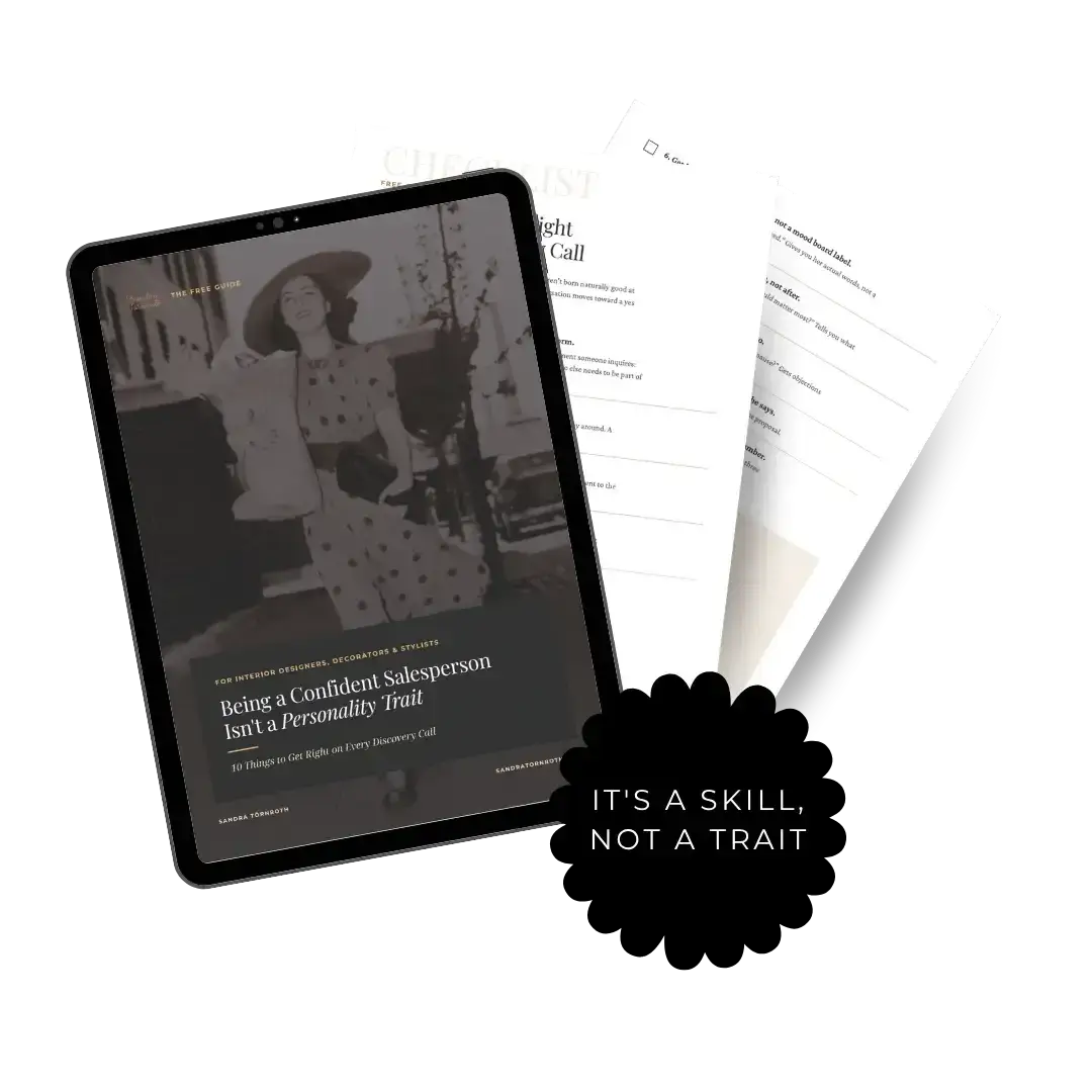 Being a Confident Salesperson Isn't a Personality Trait — free discovery call checklist mockup