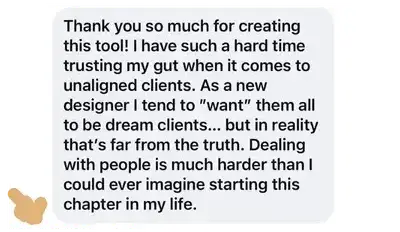 Designer reaction to the Red Flag Tool