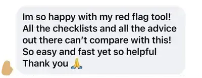 Designer reaction to the Red Flag Tool