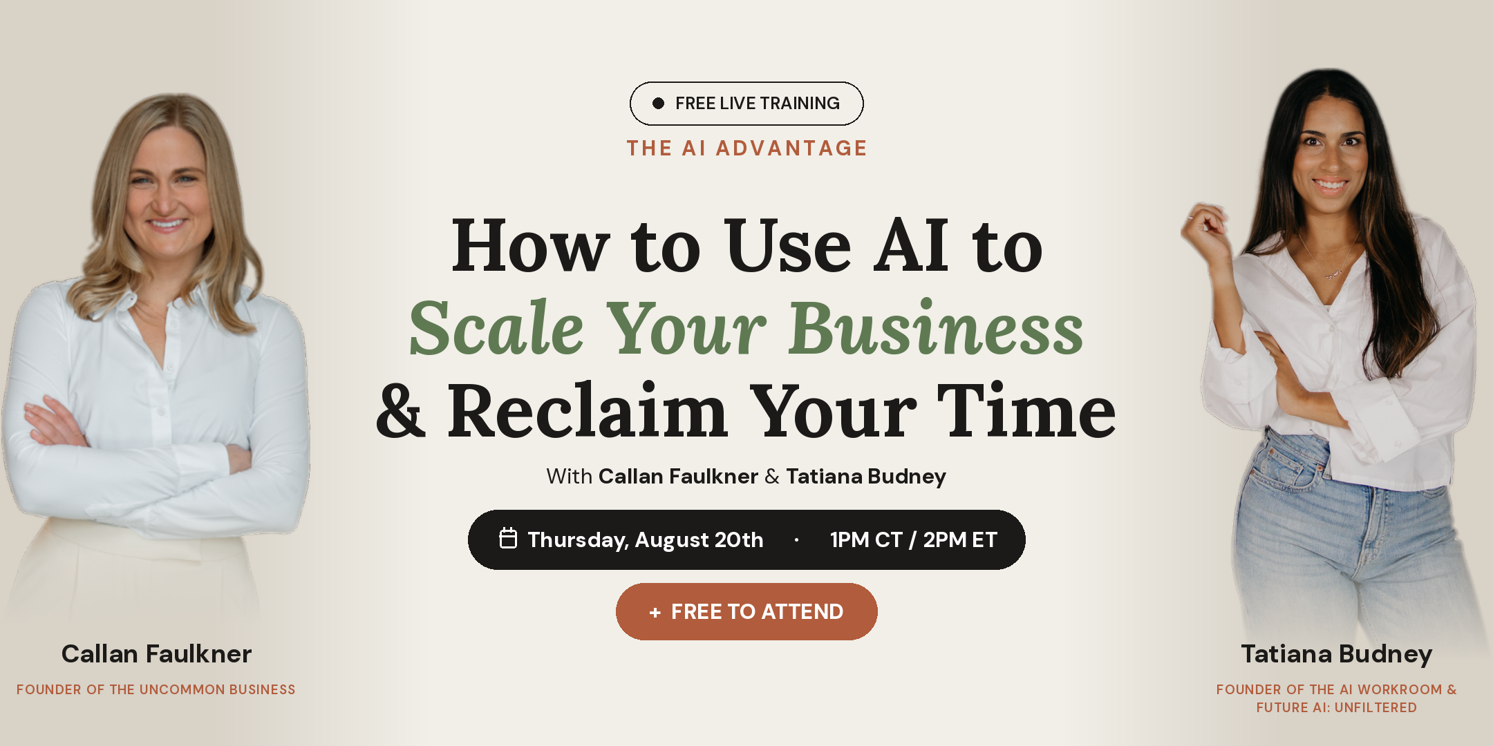 How to Use AI to Scale Your Business and Reclaim Your Time