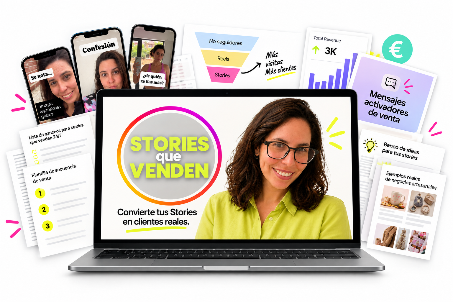 Stories que Venden · curso de Instagram Stories para negocios artesanales
