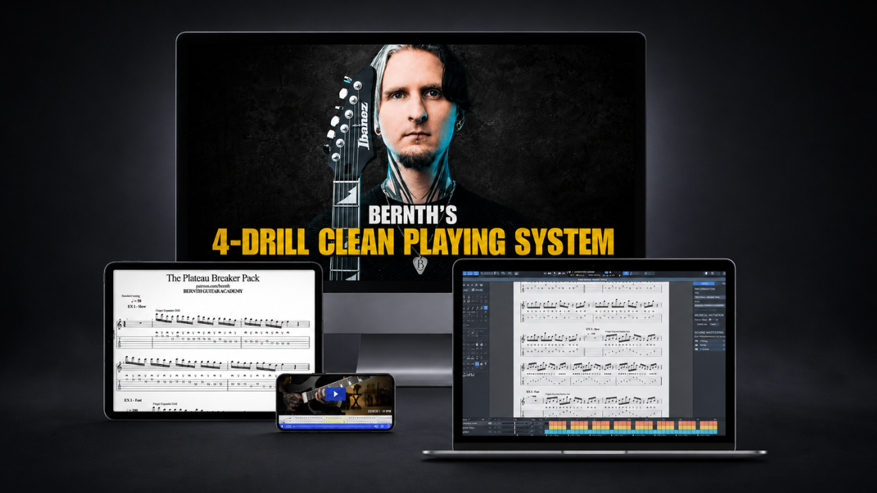 The 4-Drill Clean Playing System included resources