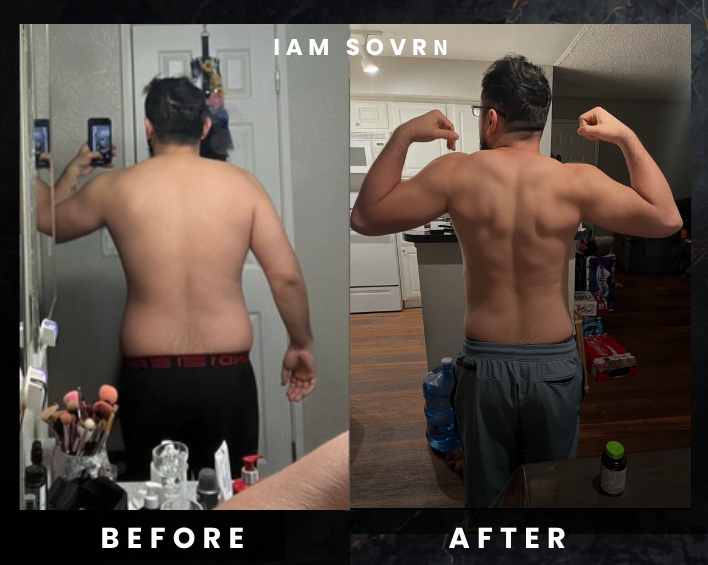 Client transformation before and after