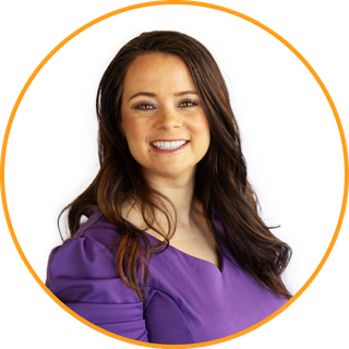 Professional coach sharing her experience with heart-centered coach education.