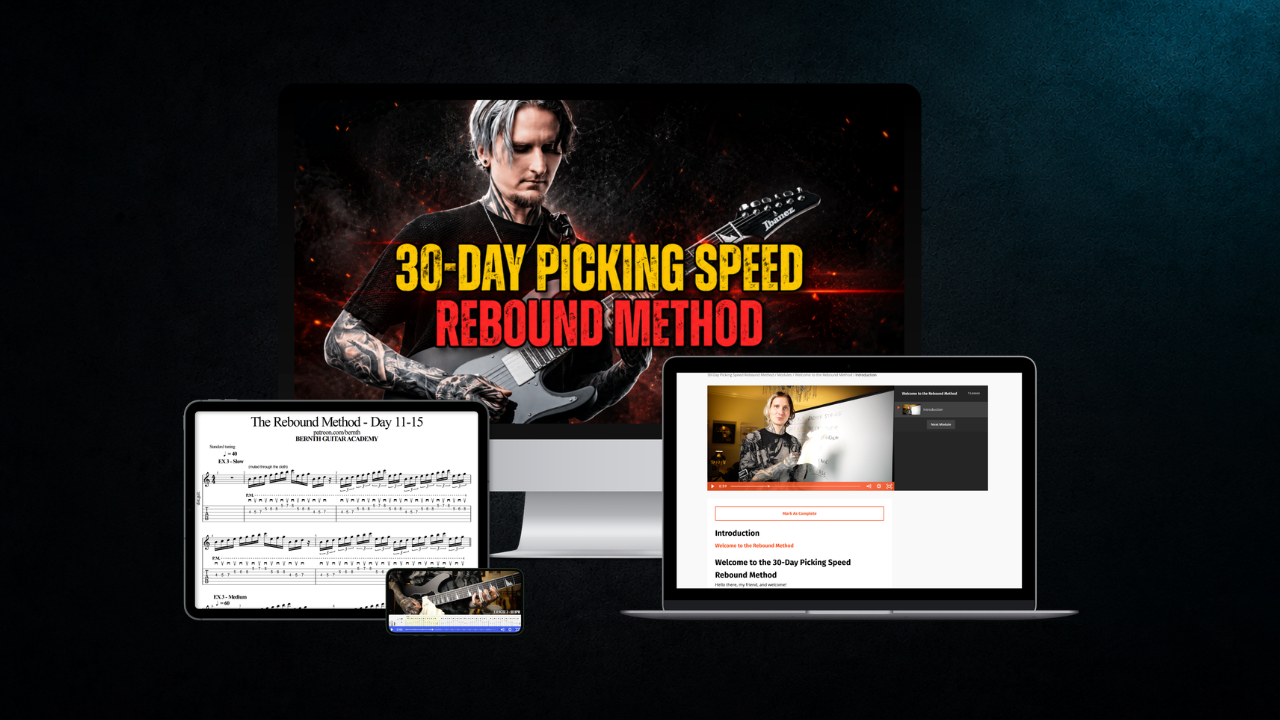Rebound Method course materials and product stack