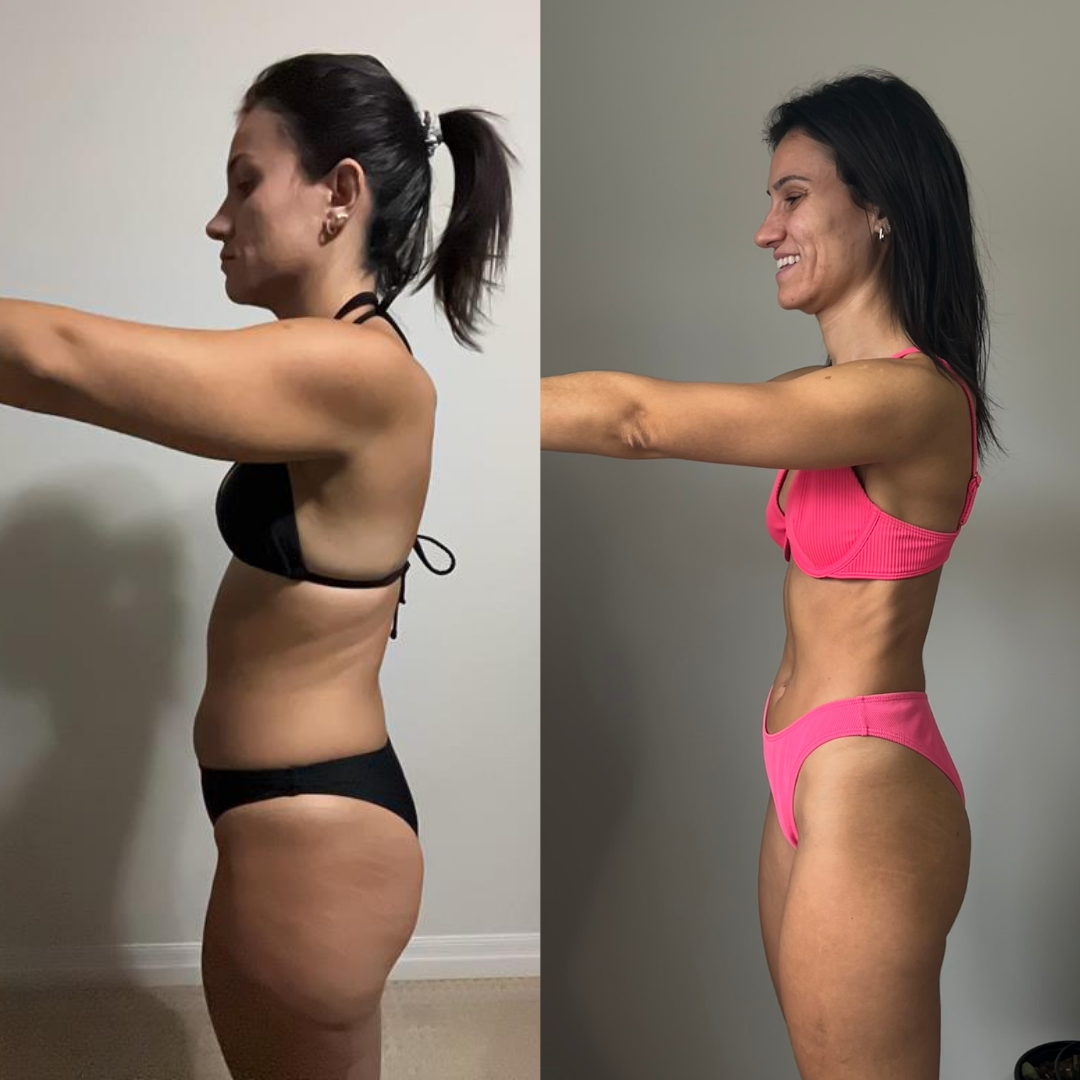 Before and after transformation