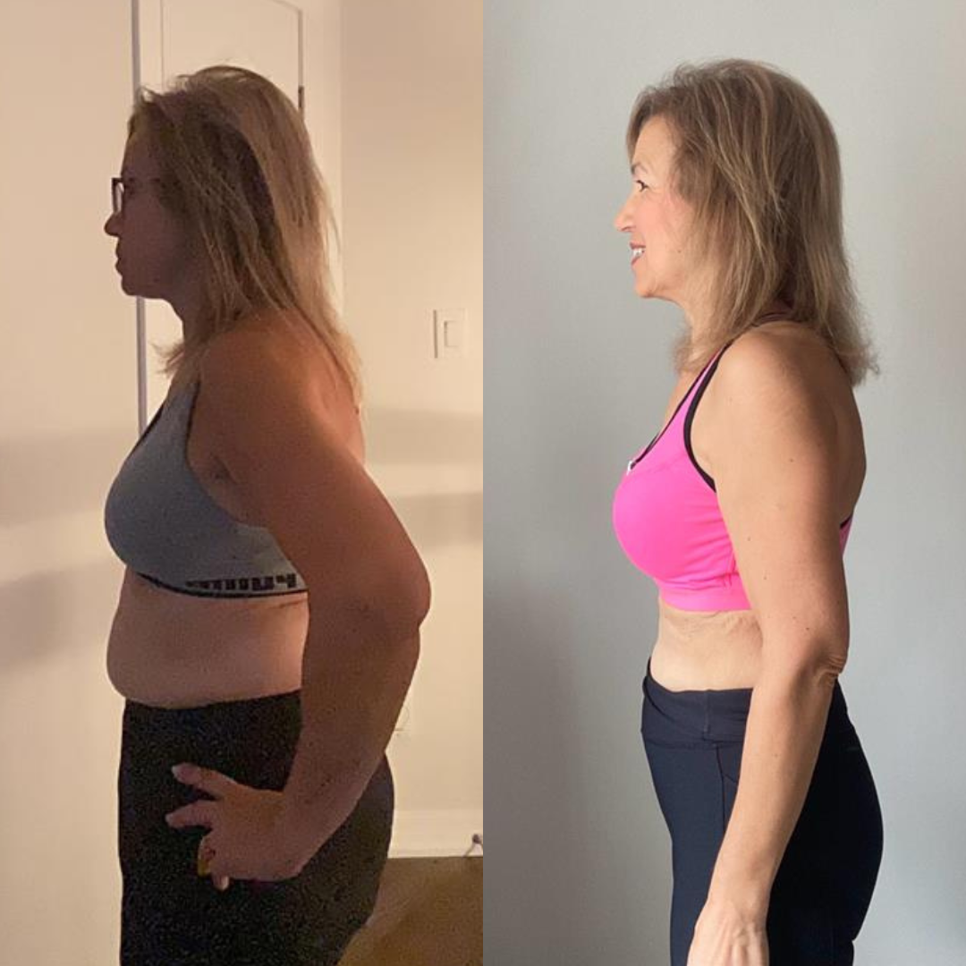 Before and after transformation