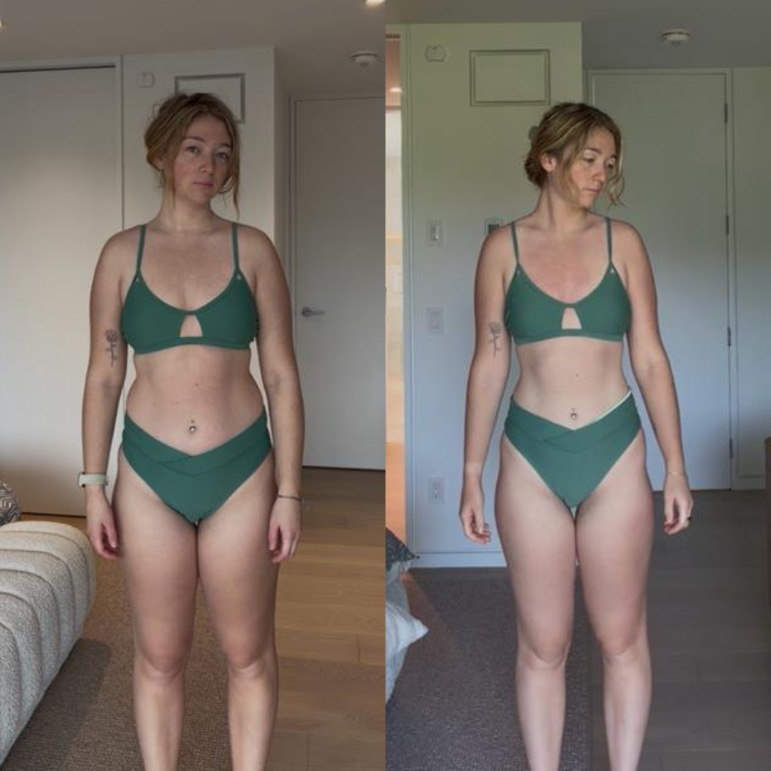 Before and after transformation
