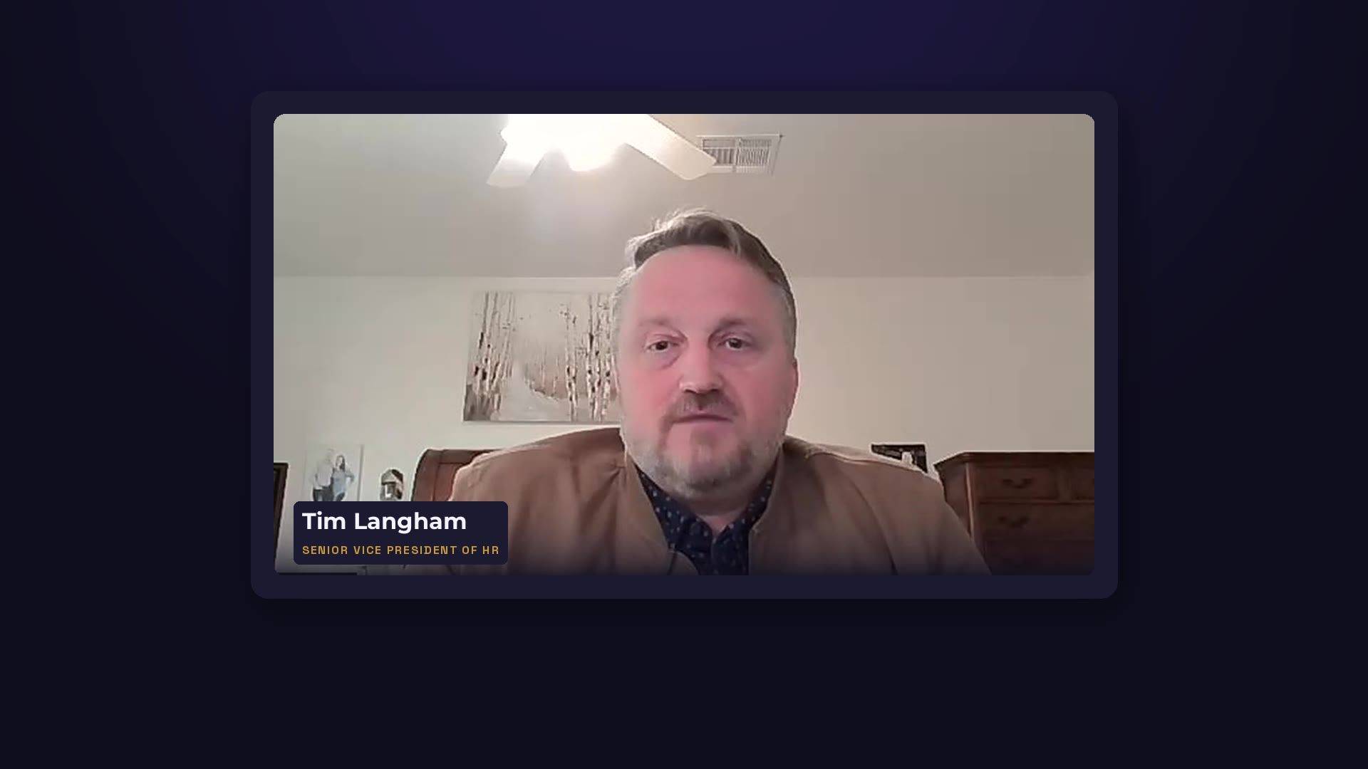 Tim Langham, Career Evolved client
