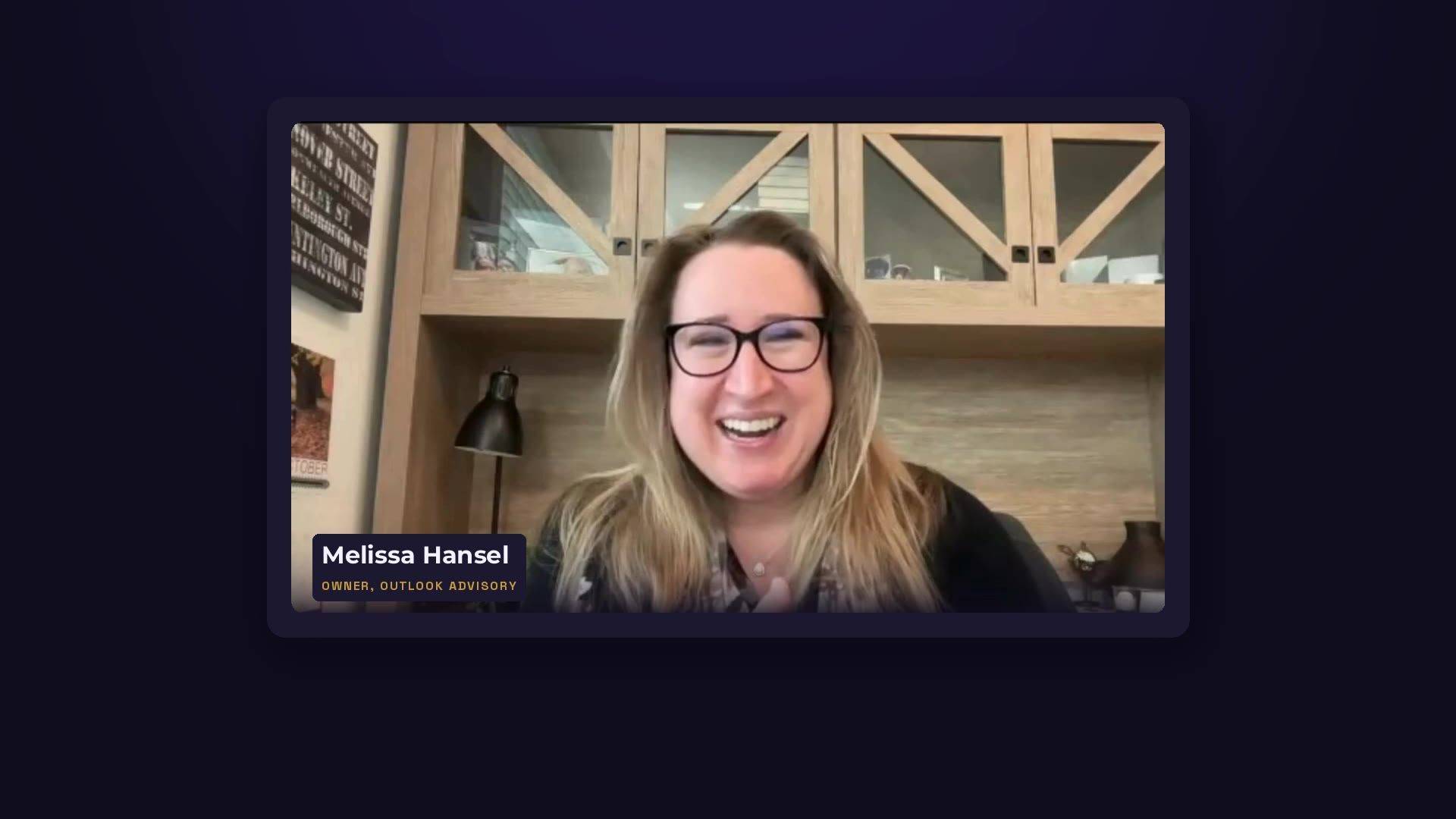 Melissa Hansel, Career Evolved client