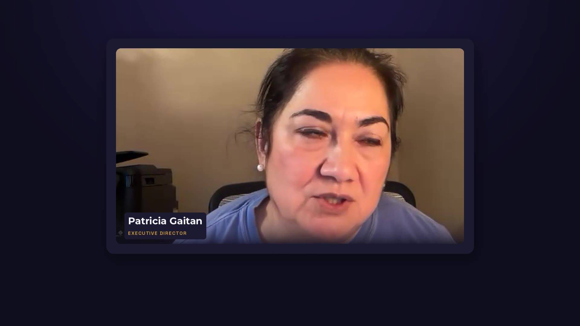 Patricia Gaitan, Career Evolved client