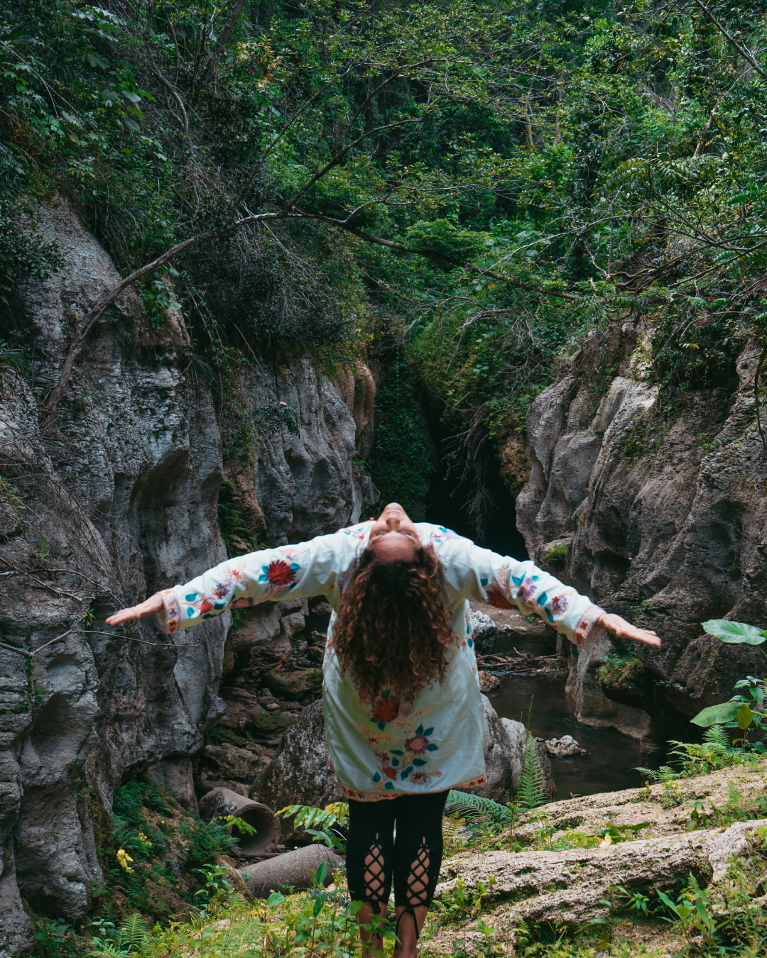 Meditación serena con luz natural