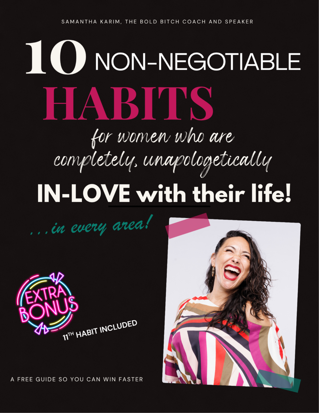10 Non-Negotiable Habits guide cover