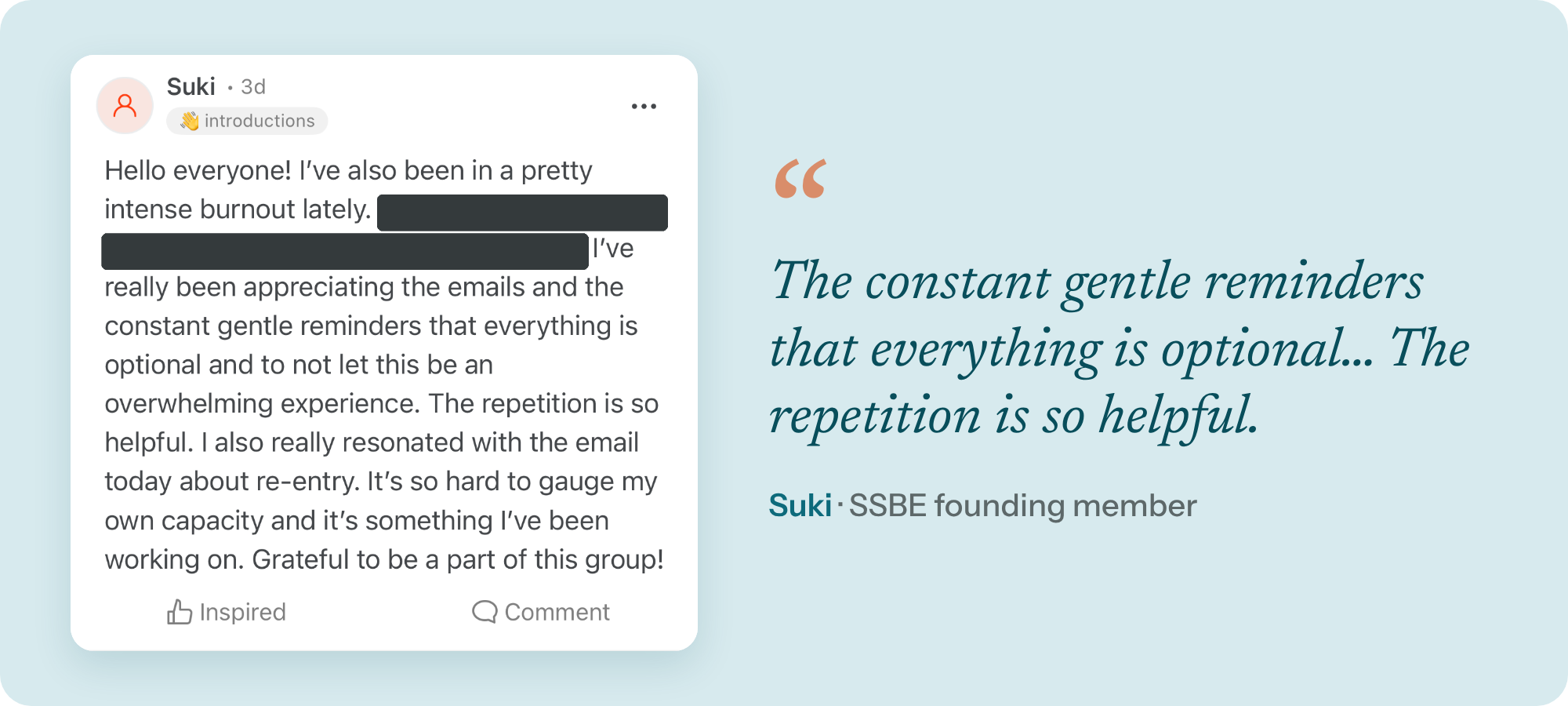 Suki, SSBE founding member