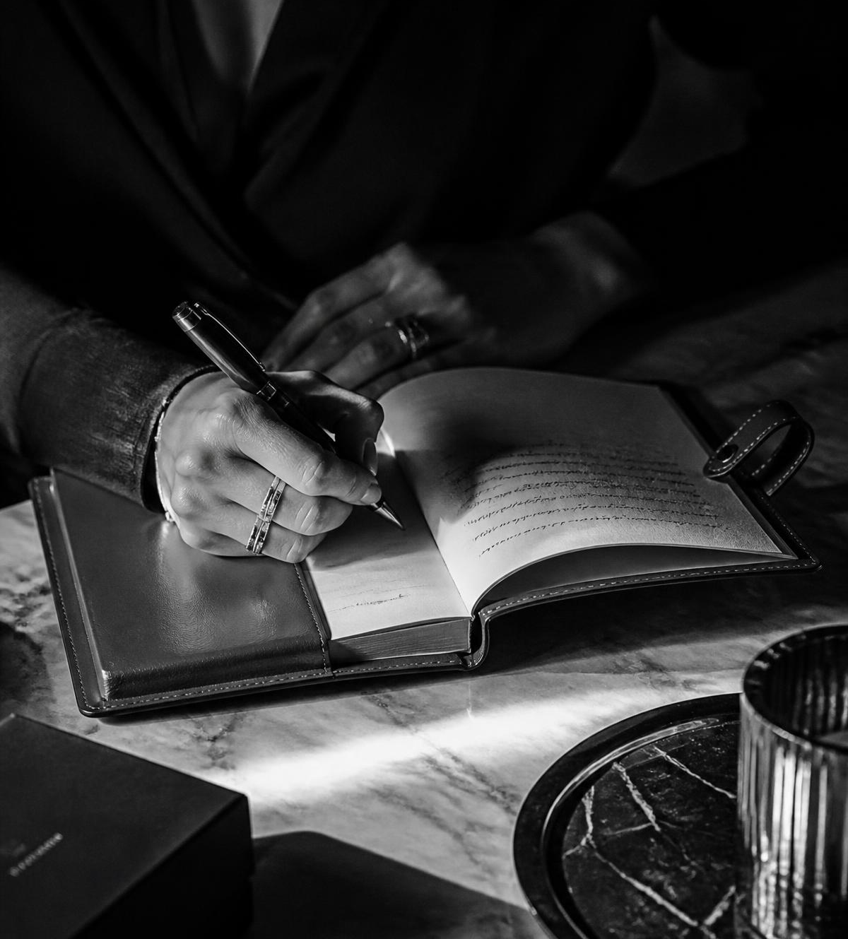 Writing the plan by hand